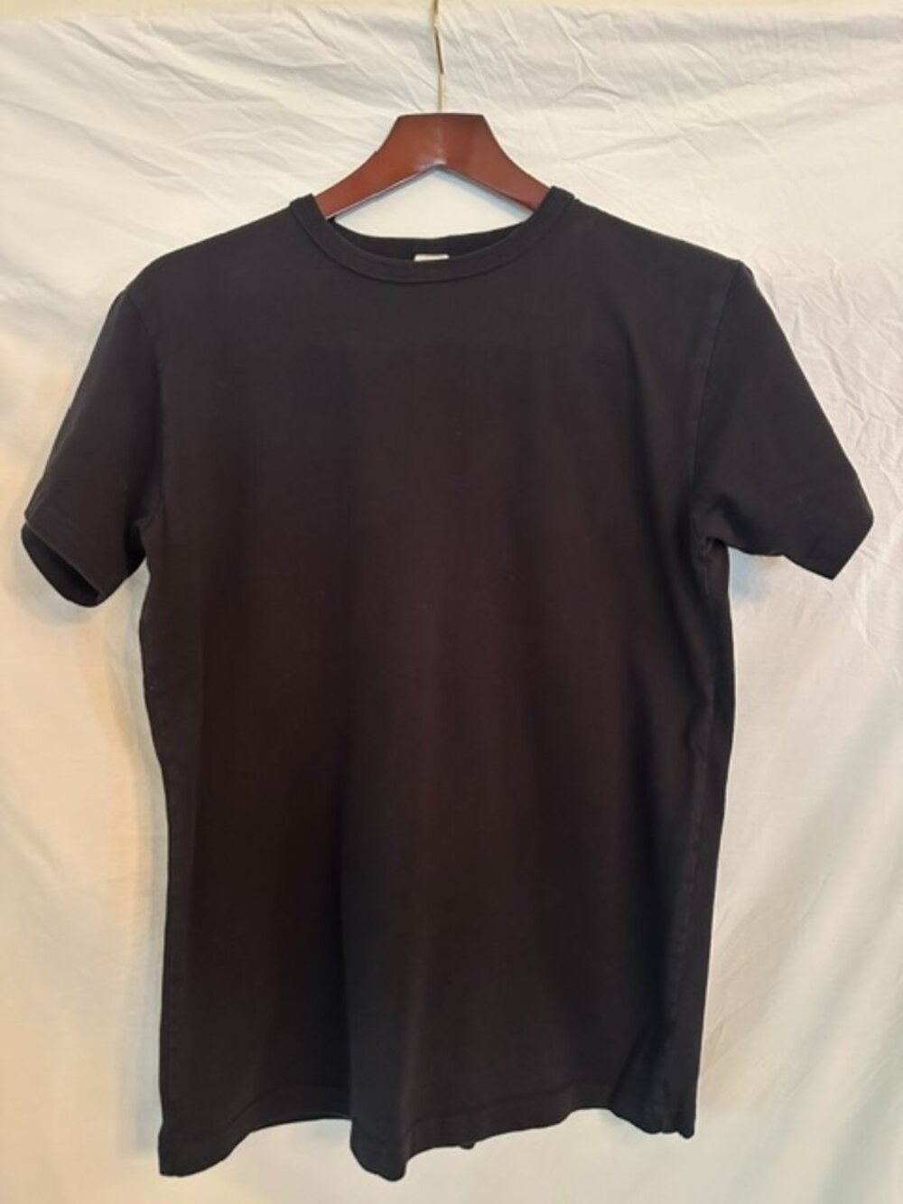3sixteen Black Heavyweight Cotton T-Shirt Made in USA Men's Large